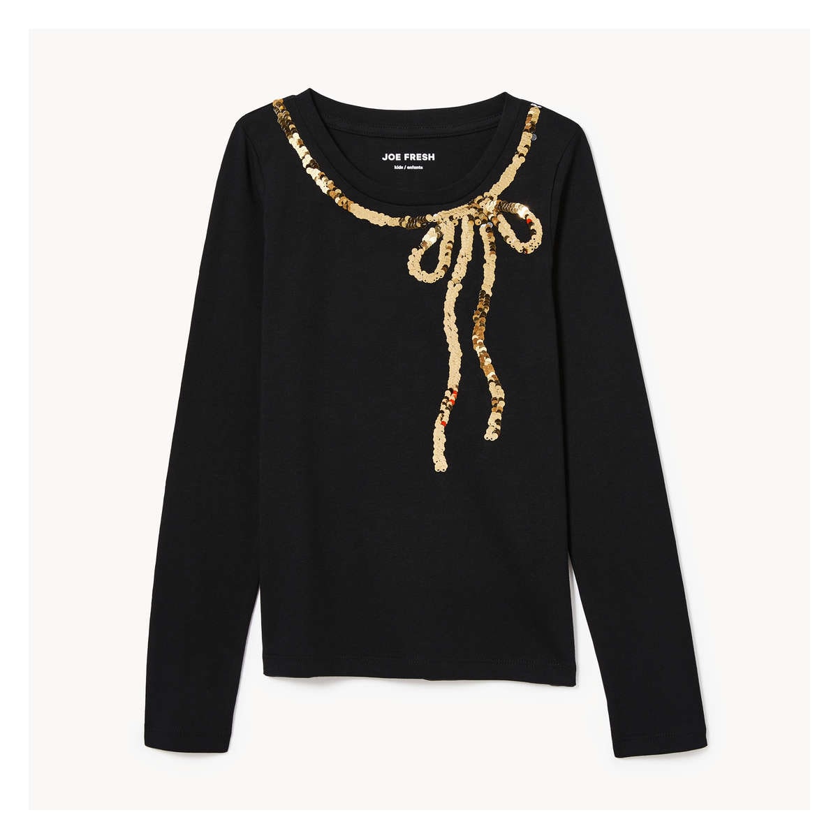 Chandail a paillettes pour filles dans Noir JF Joe Fresh